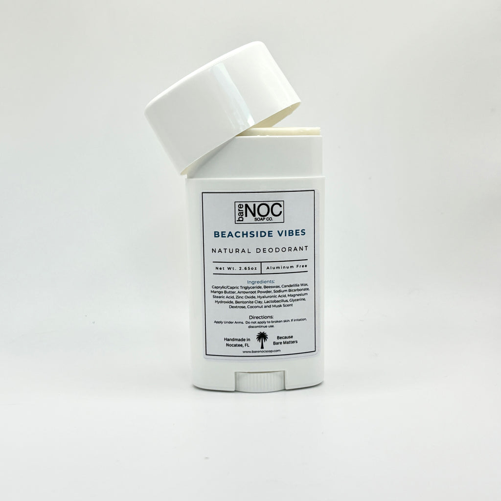Beachside Vibes Natural Deodorant – Coconut Musk Scent, Aluminum-Free Freshness
