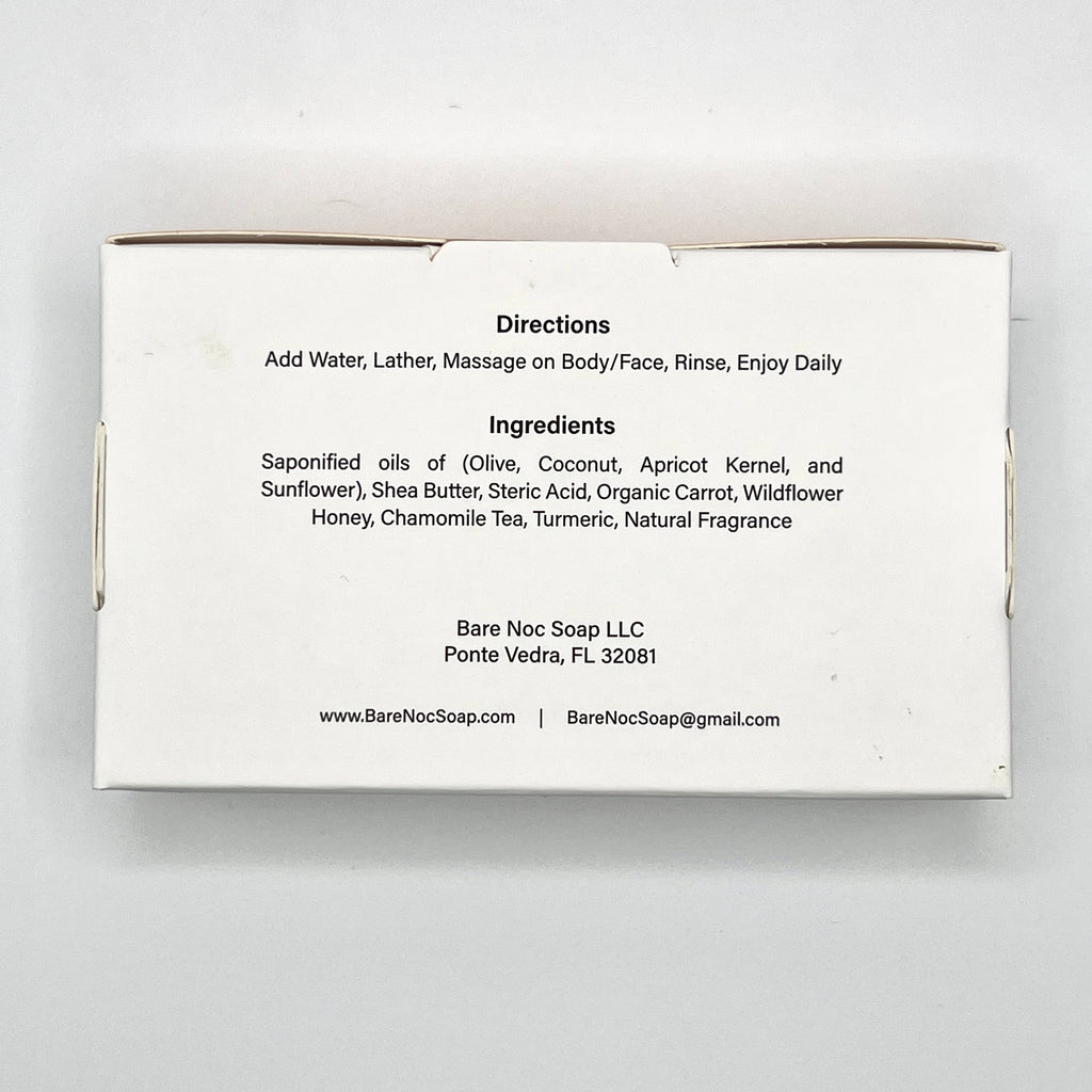 Clearly Carrot Natural Bar Soap – Brightening and Nourishing