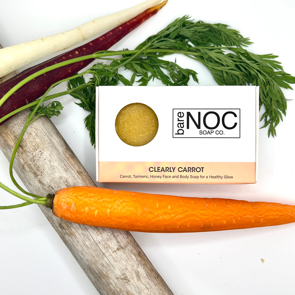 Clearly Carrot Natural Bar Soap – Brightening and Nourishing
