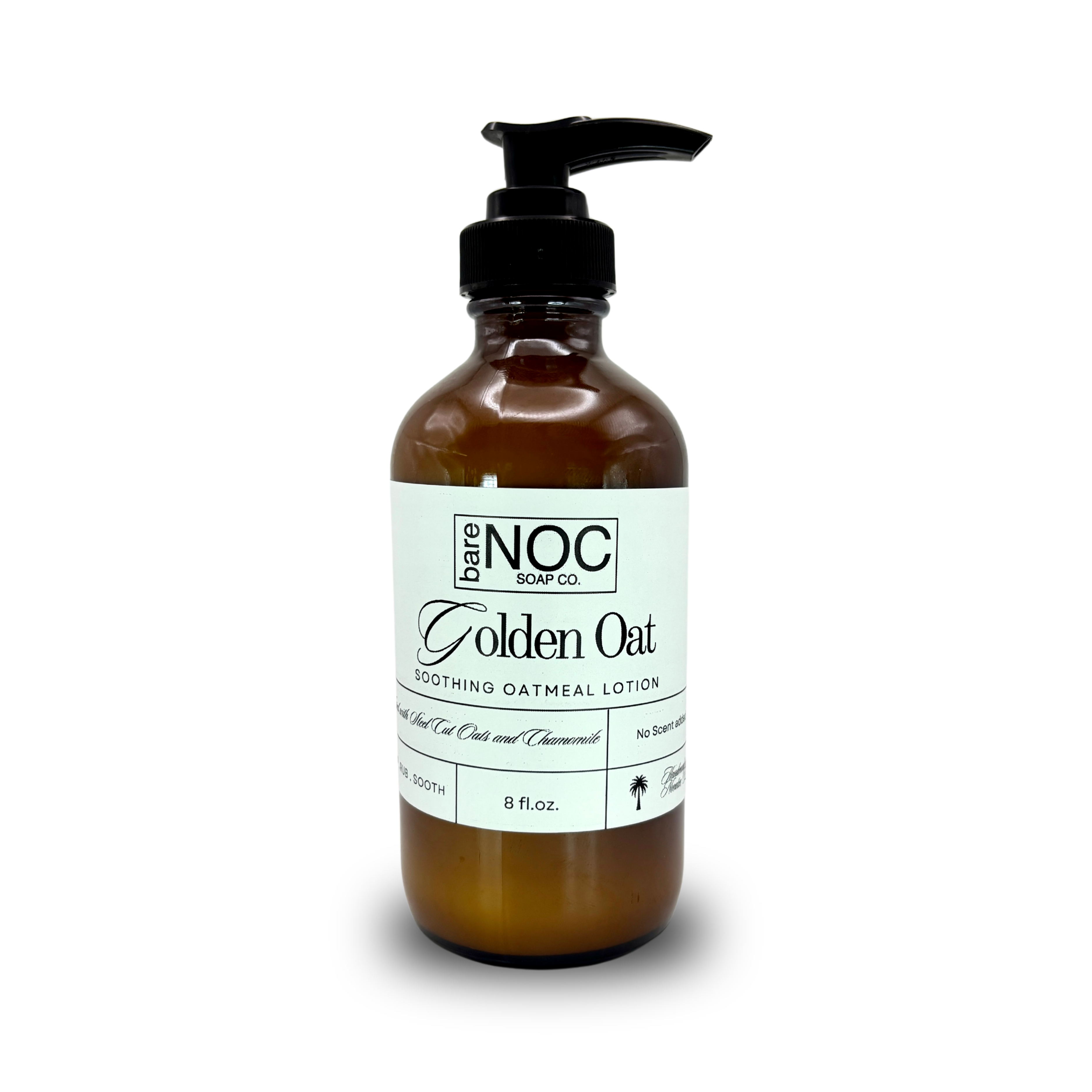 Golden Oat Natural Lotion – Soothing Hydration for Sensitive Skin - 8oz