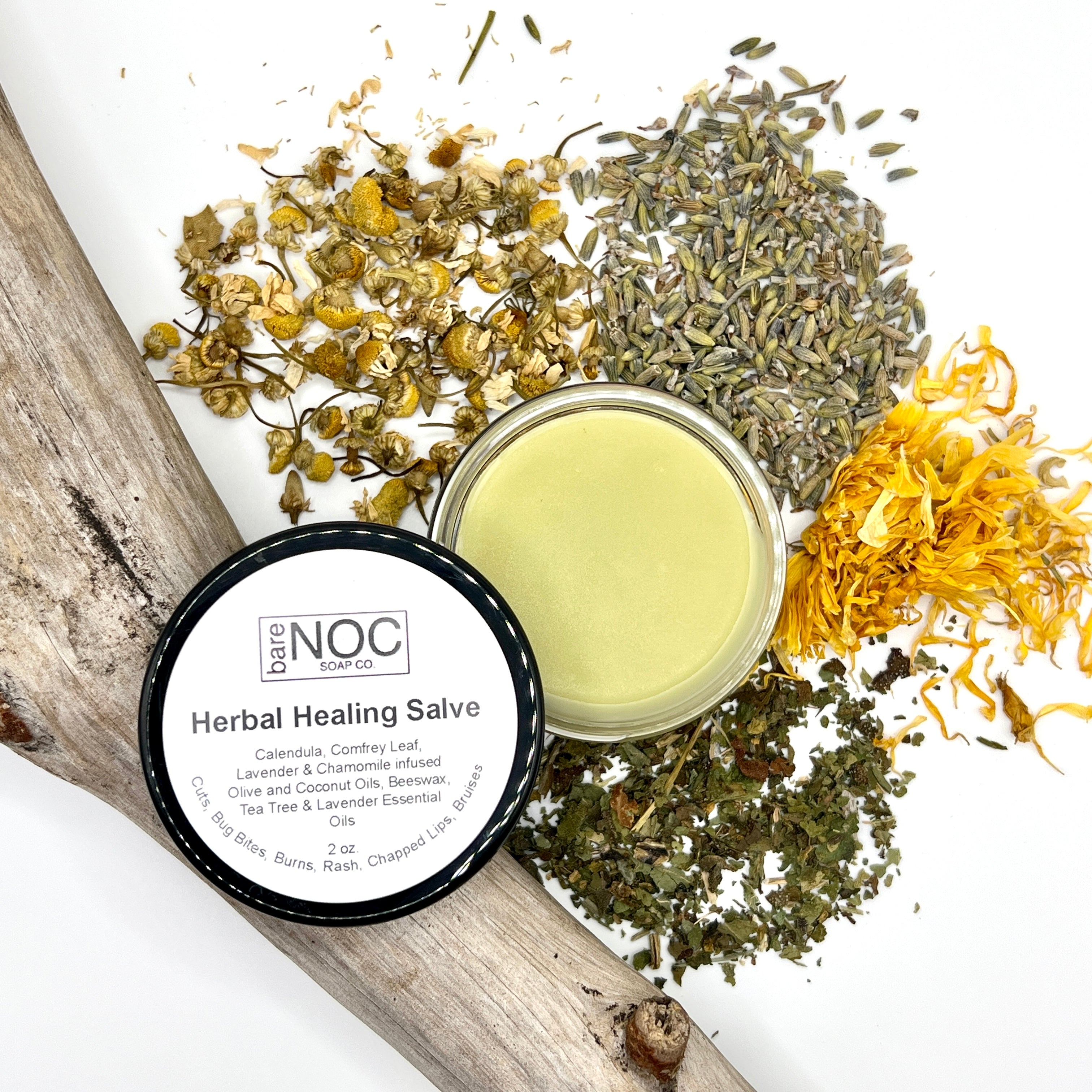 Herbal Healing Salve – Natural Remedy for Cuts, Burns, Rash, & More