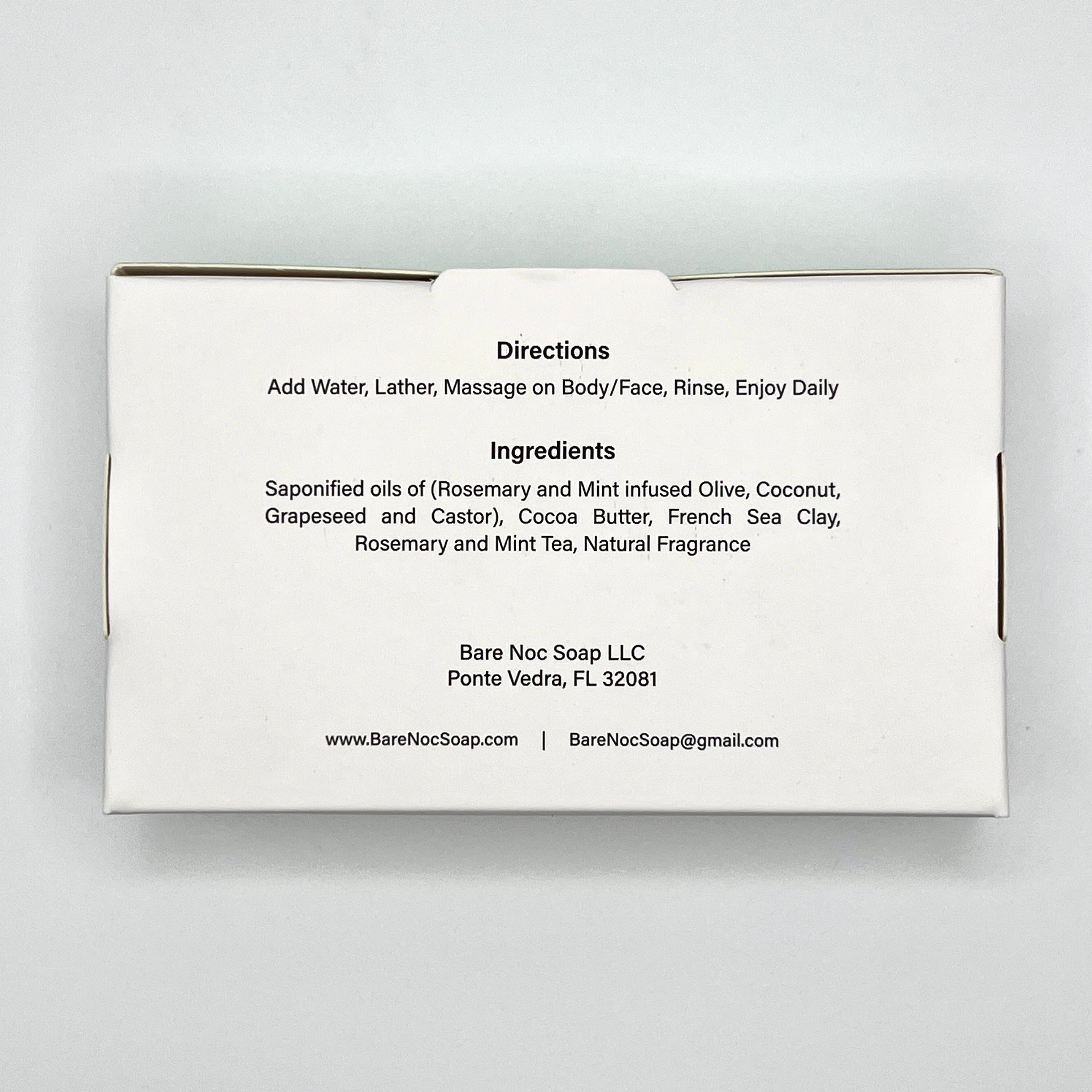 Rosemary Mint Natural Bar Soap – Refreshing and Clarifying